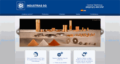 Desktop Screenshot of industriassg.com